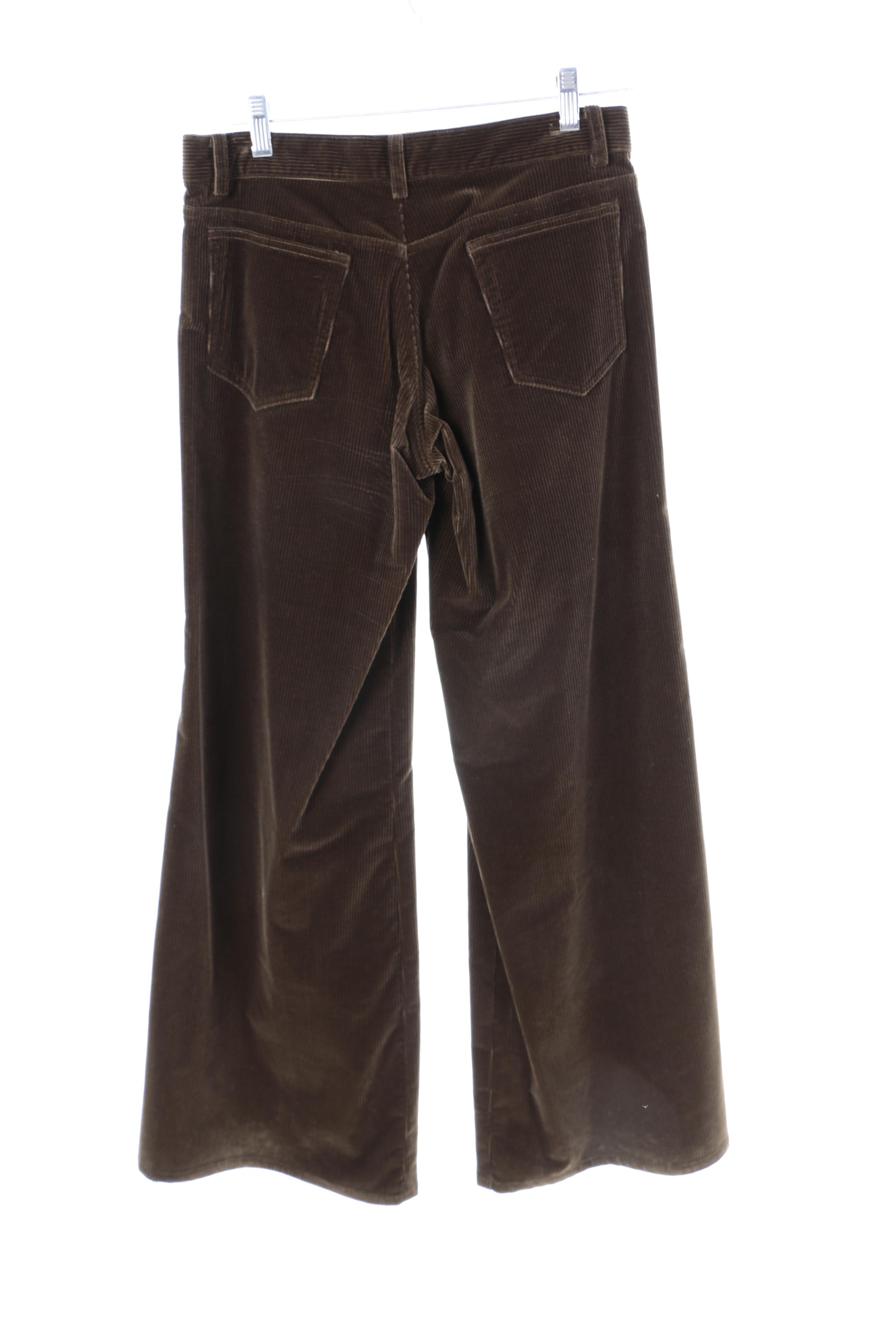 Women's Ralph Lauren Black Label Wide Leg Corduroy Pants