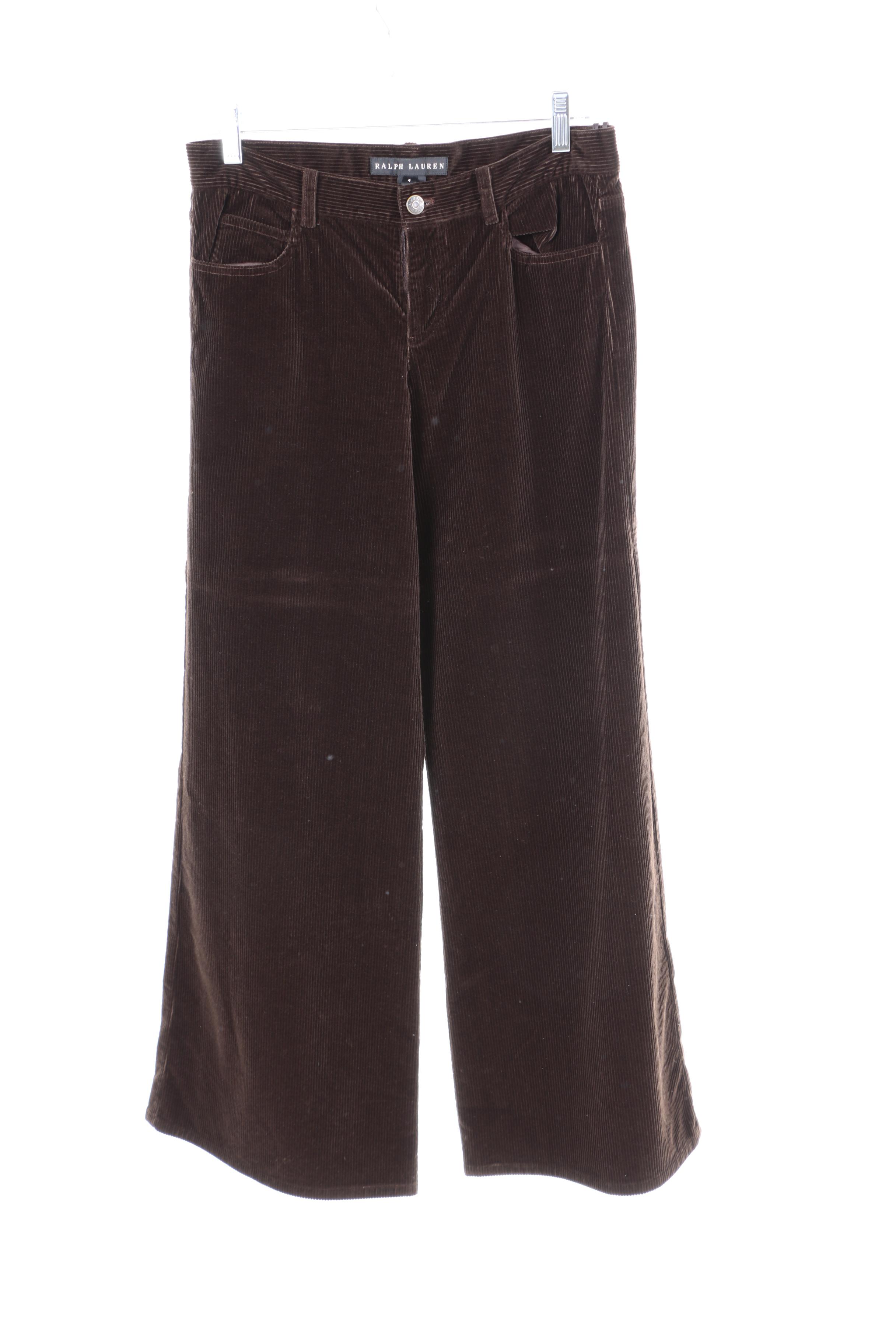 Women's Ralph Lauren Black Label Wide Leg Corduroy Pants