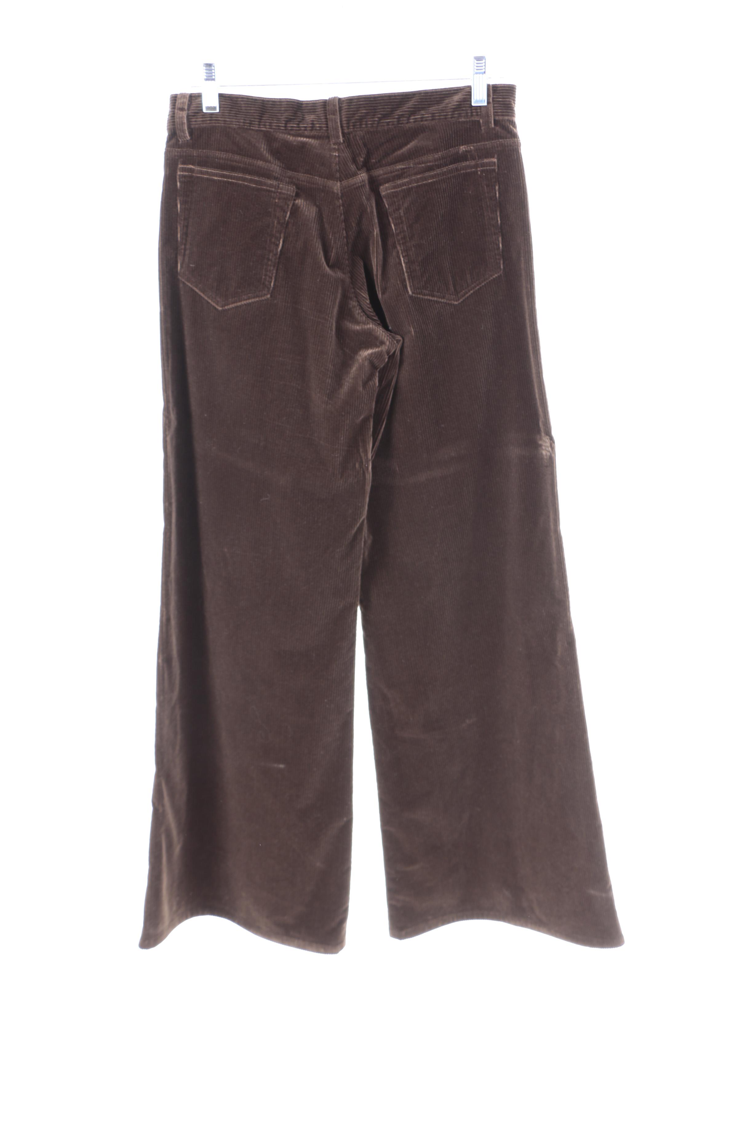 Women's Ralph Lauren Black Label Wide Leg Corduroy Pants