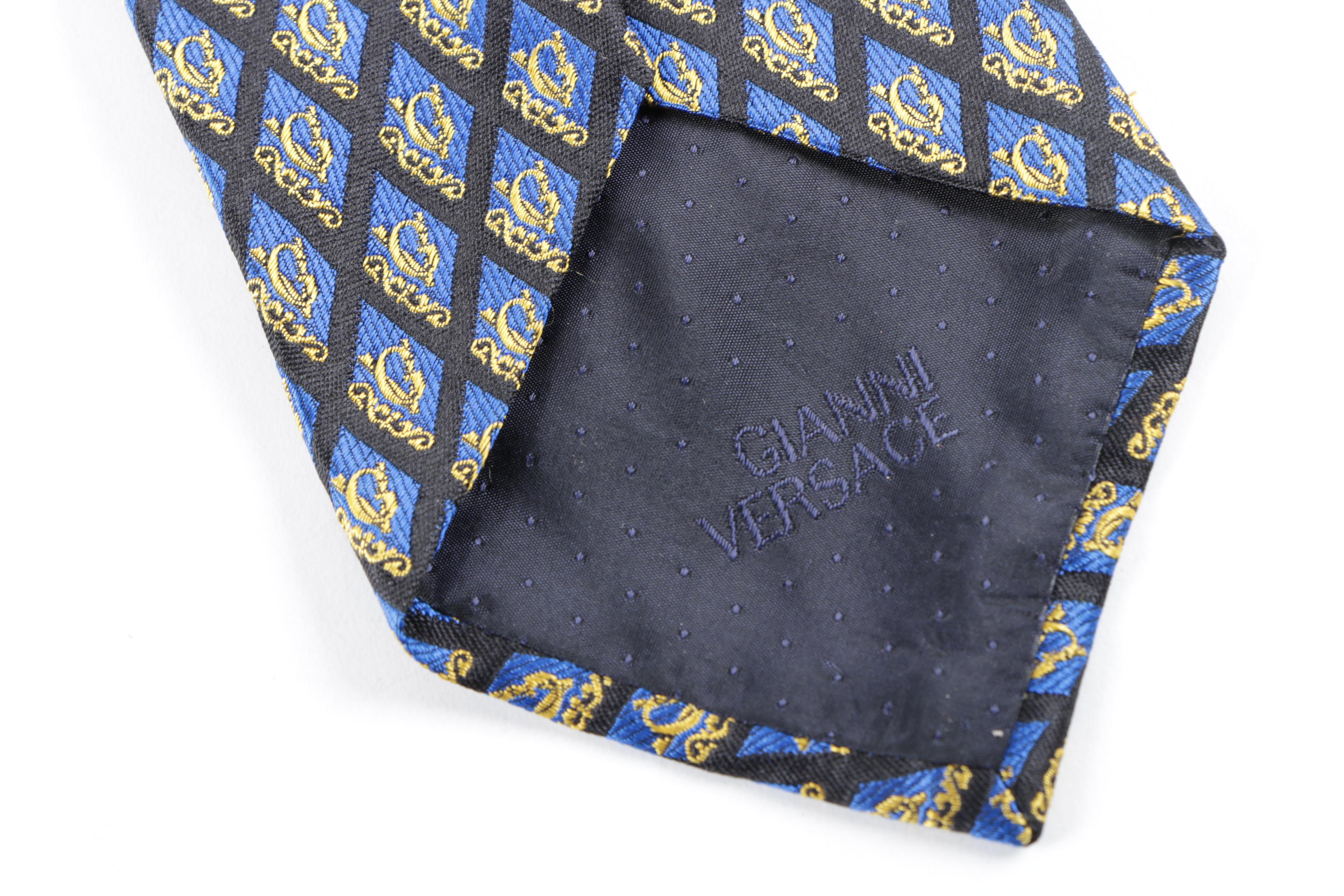 Giorgio Armani and Gianni Versace Silk Neckties