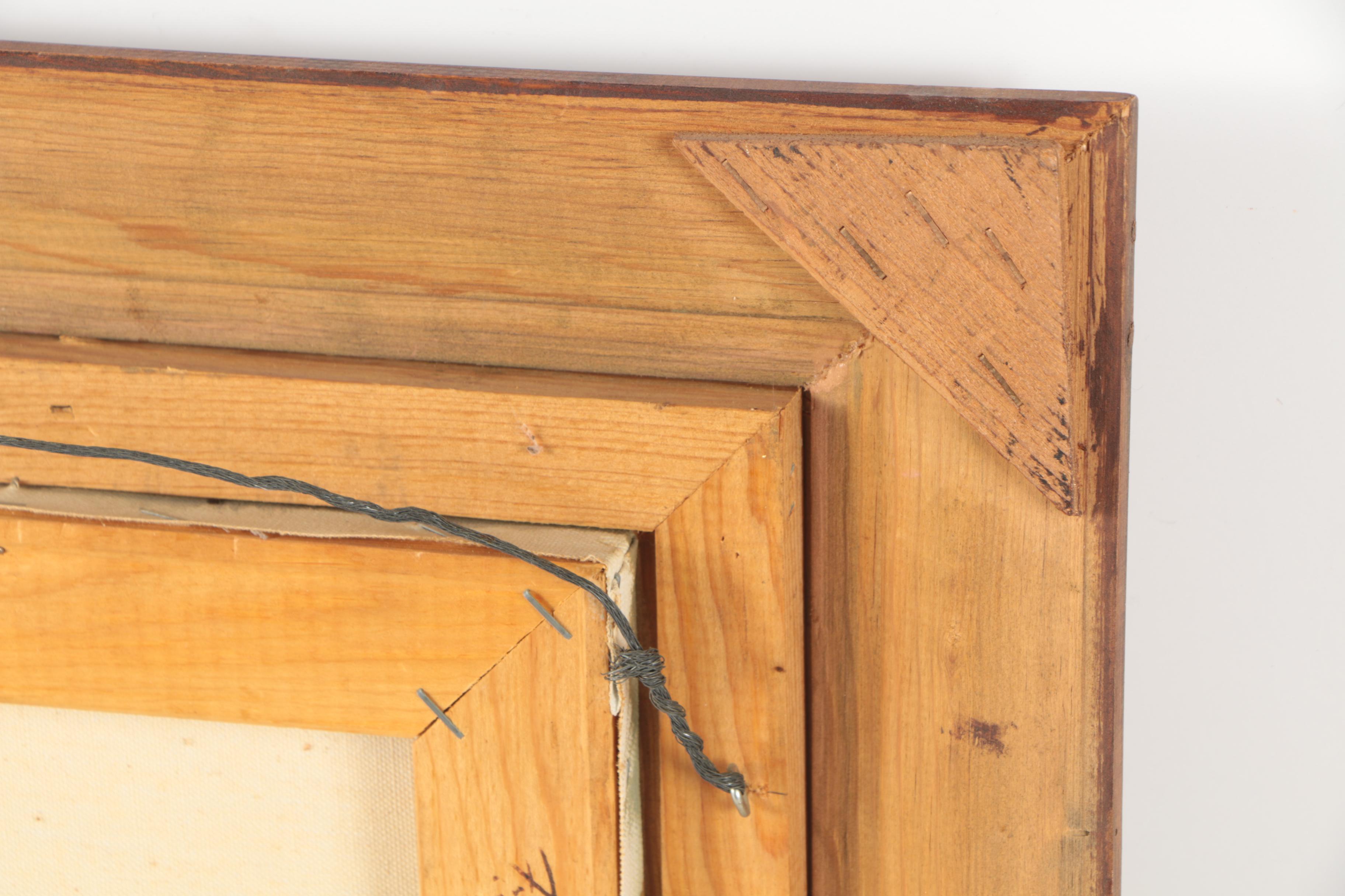 S. Hopkins Oil Painting