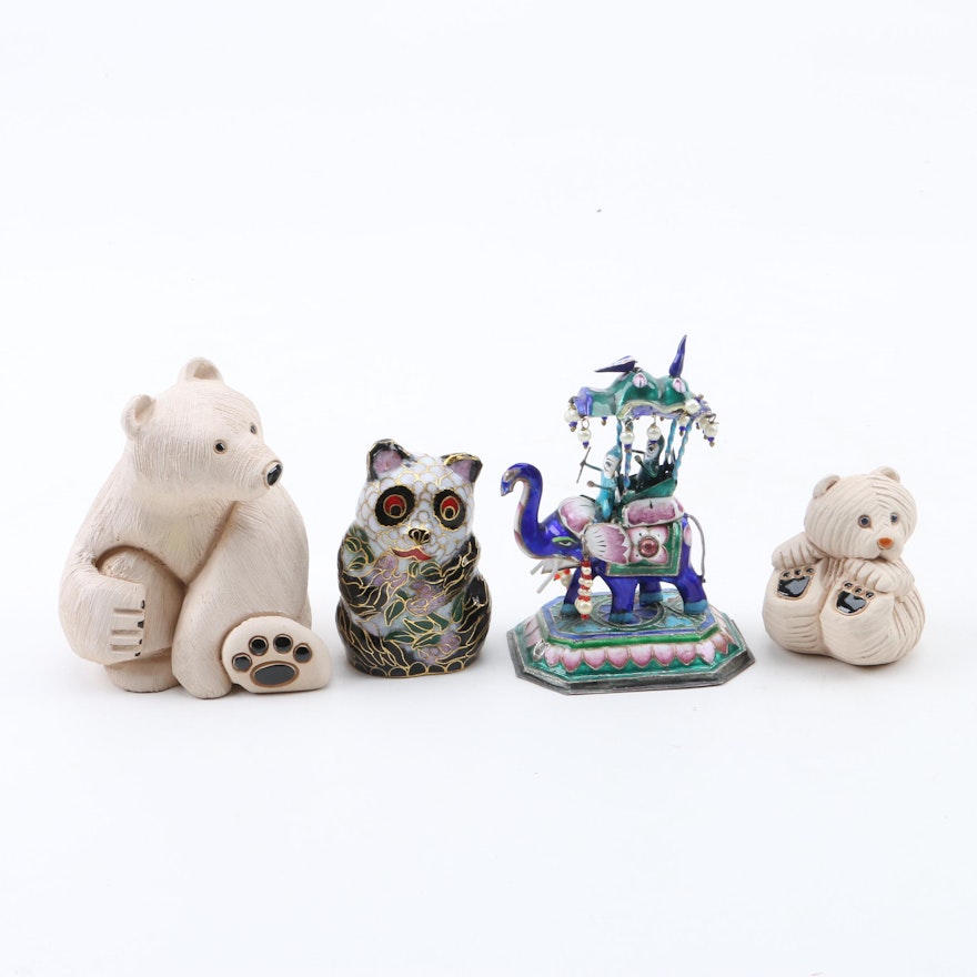 Ceramic and Porcelain Animal Figurines
