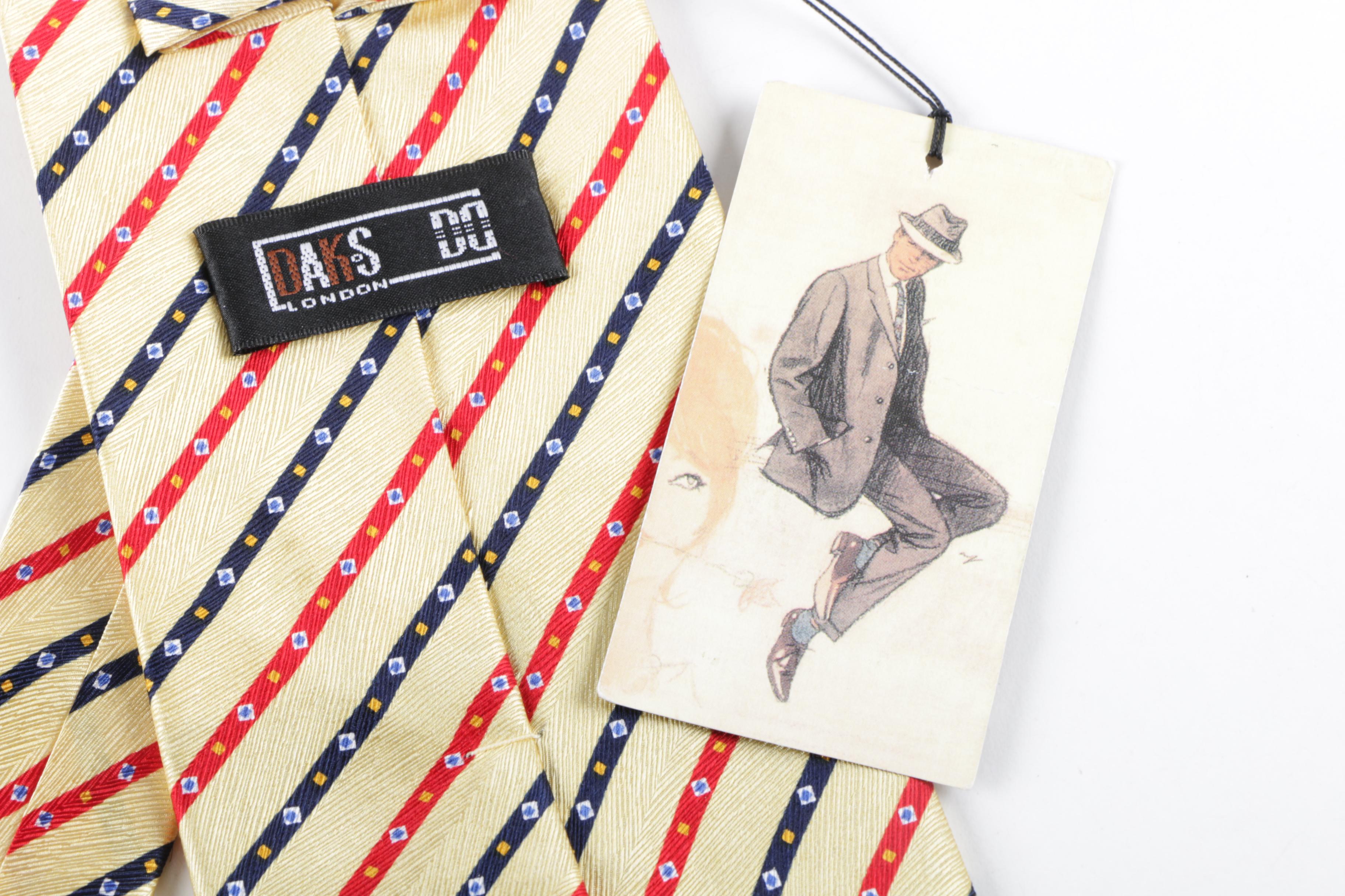 Men's Silk Neckties Including Missoni and Cerruti 1881