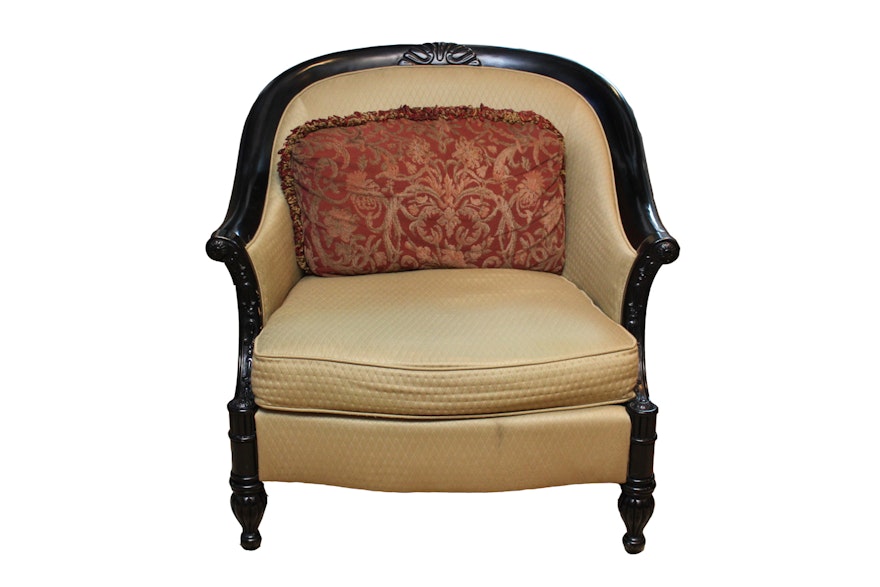 Bernhardt French Style Upholstered Armchair