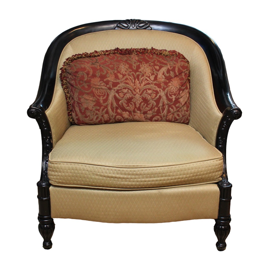 Bernhardt French Style Upholstered Armchair