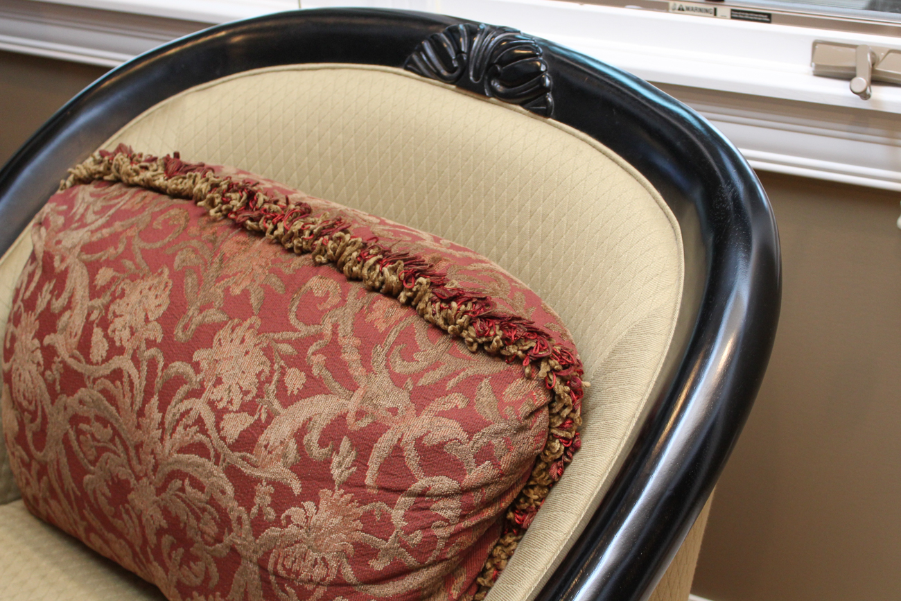 Bernhardt French Style Upholstered Armchair