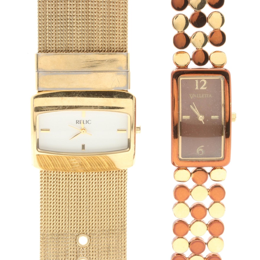 Relic and Valetta Fashion Wristwatches