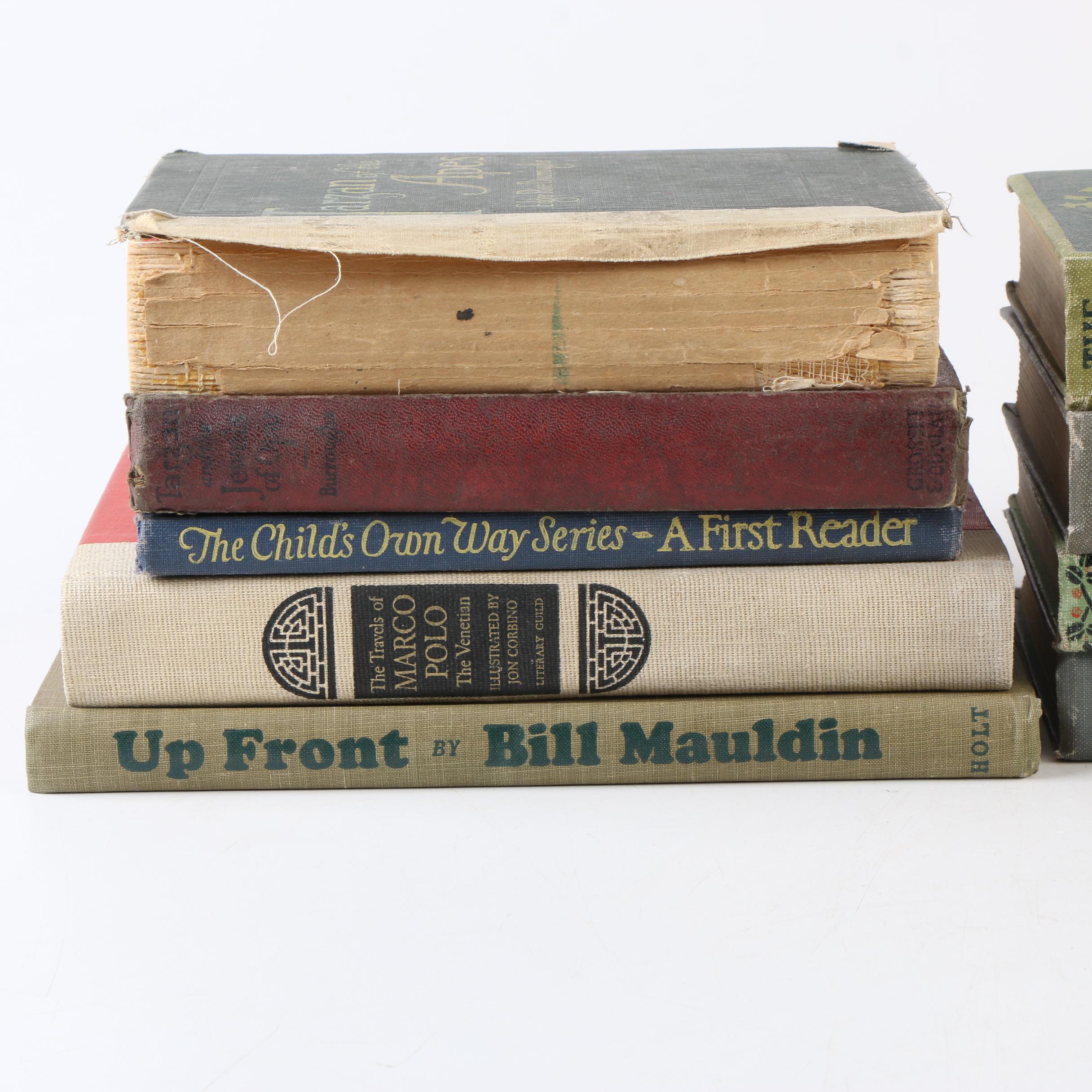 1913 "The Call of the Wild" by Jack London and Other Vintage and Antique Books