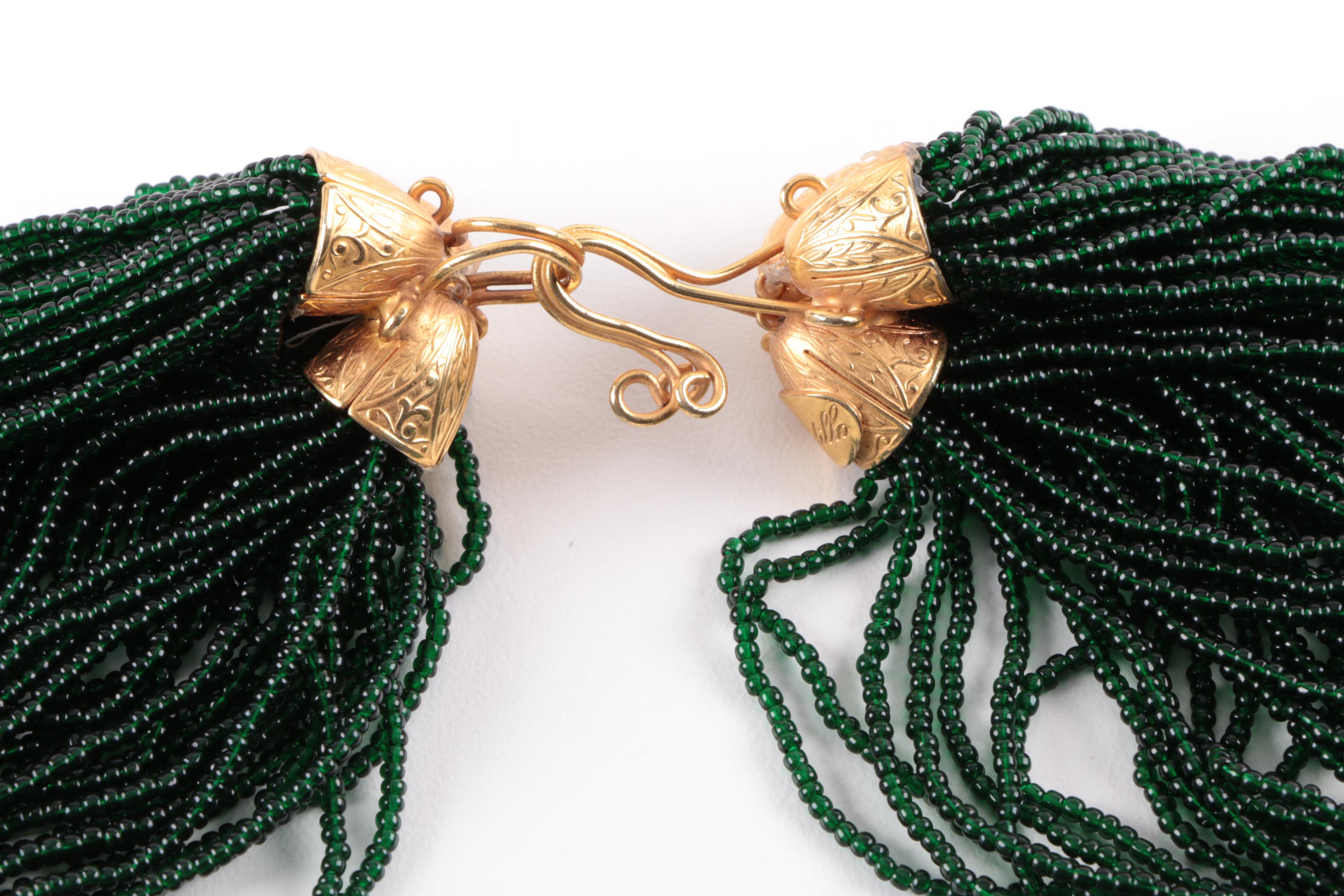 Assortment of Gold Tone Cubic Zirconia, Resin, Leather and Wood Jewelry