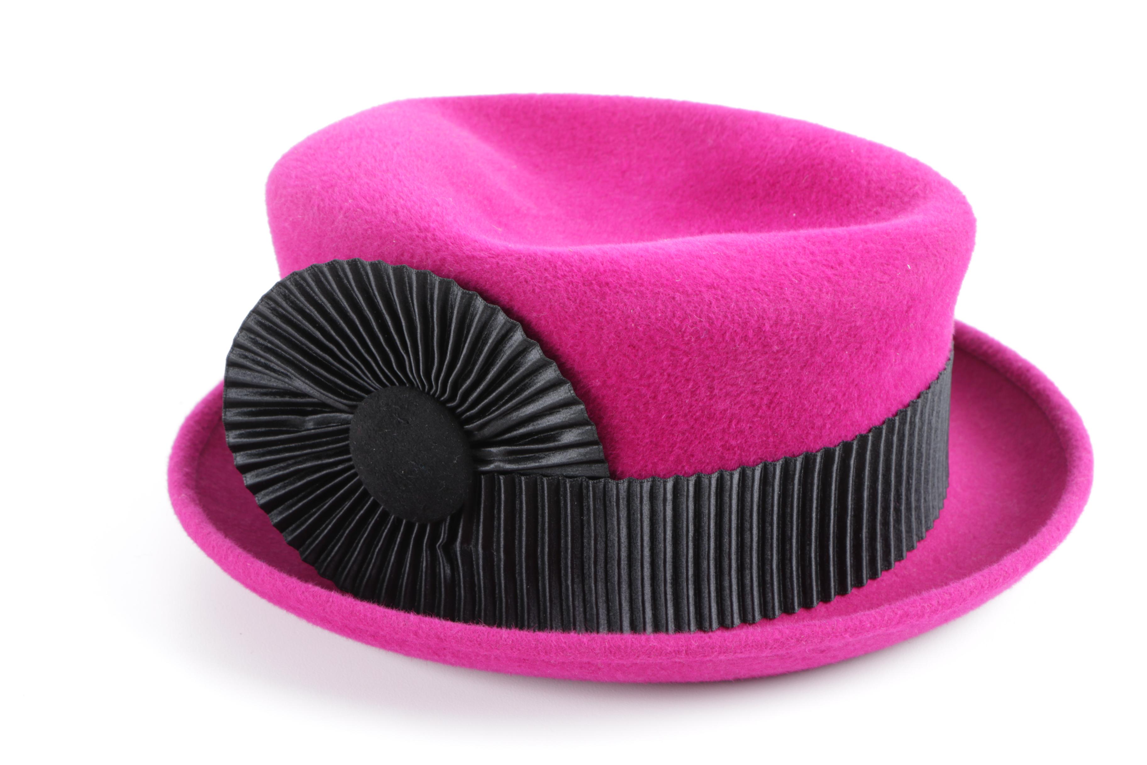 Women's Hats and Hatboxes Including Eric Javits and Henri Bendel