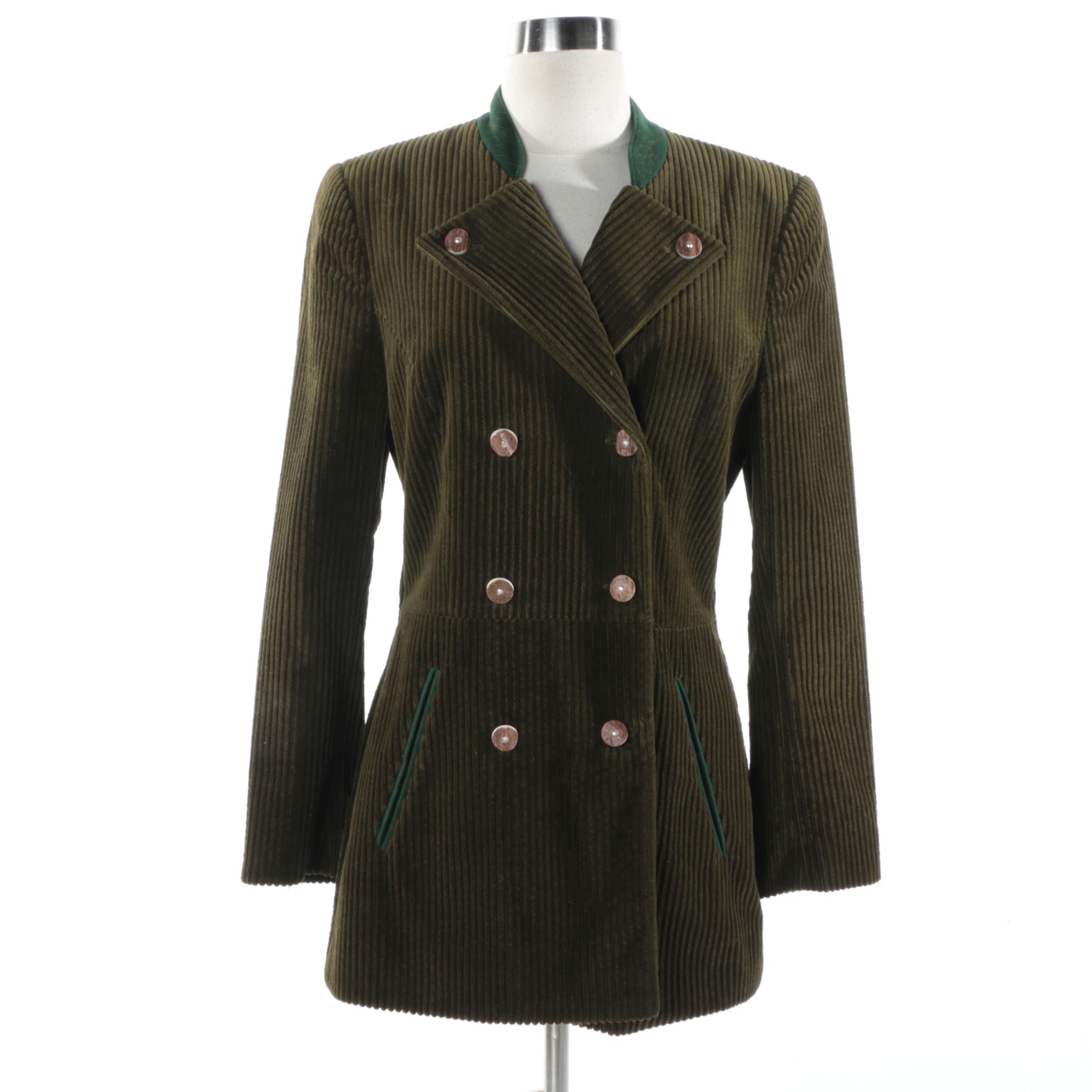 Women's Vintage Country Classics Susanne Von Dörnberg Corduroy Jacket