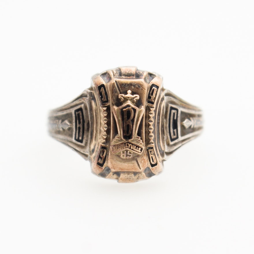 Vintage Sterling Silver Class Ring