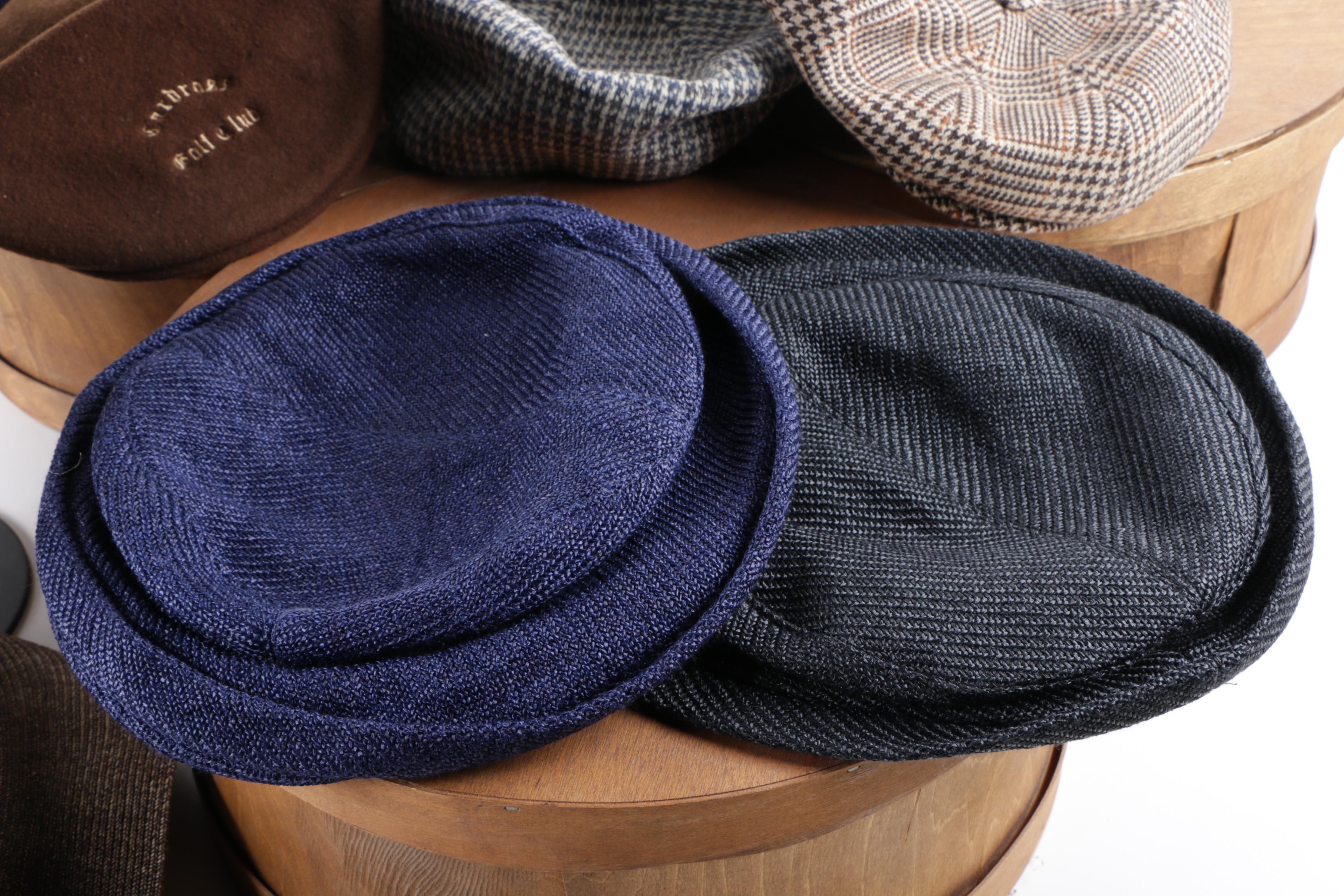 Hat Assortment Including Kangol and Sondra Redmon