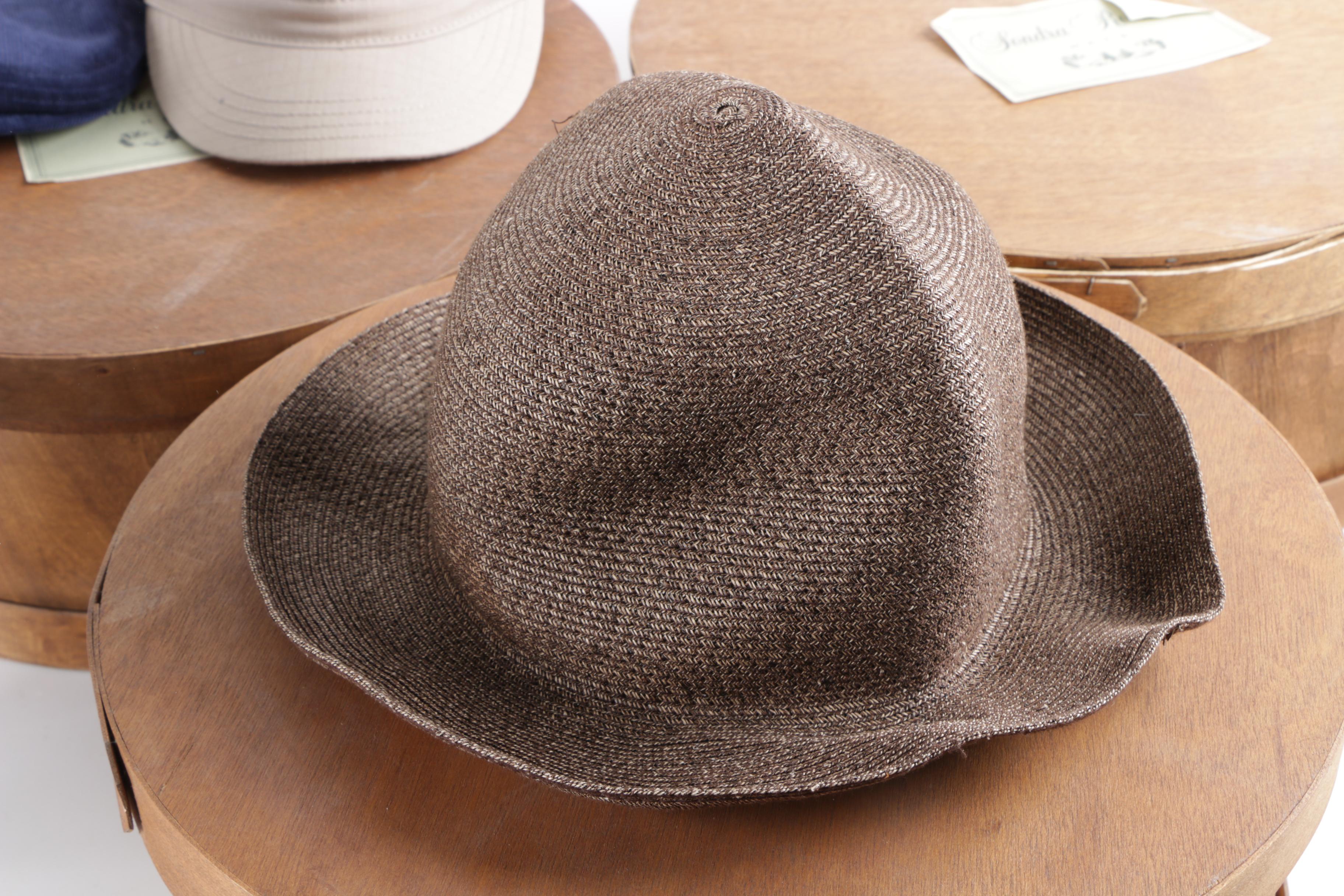 Hat Assortment Including Kangol and Sondra Redmon