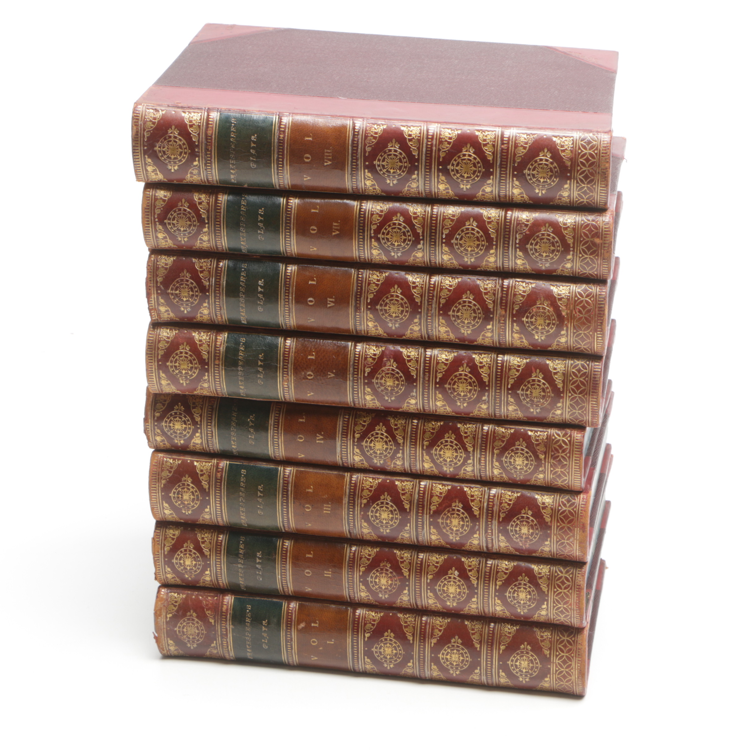 1883 Eight-Volume "Dramatic Works of Shakespeare"