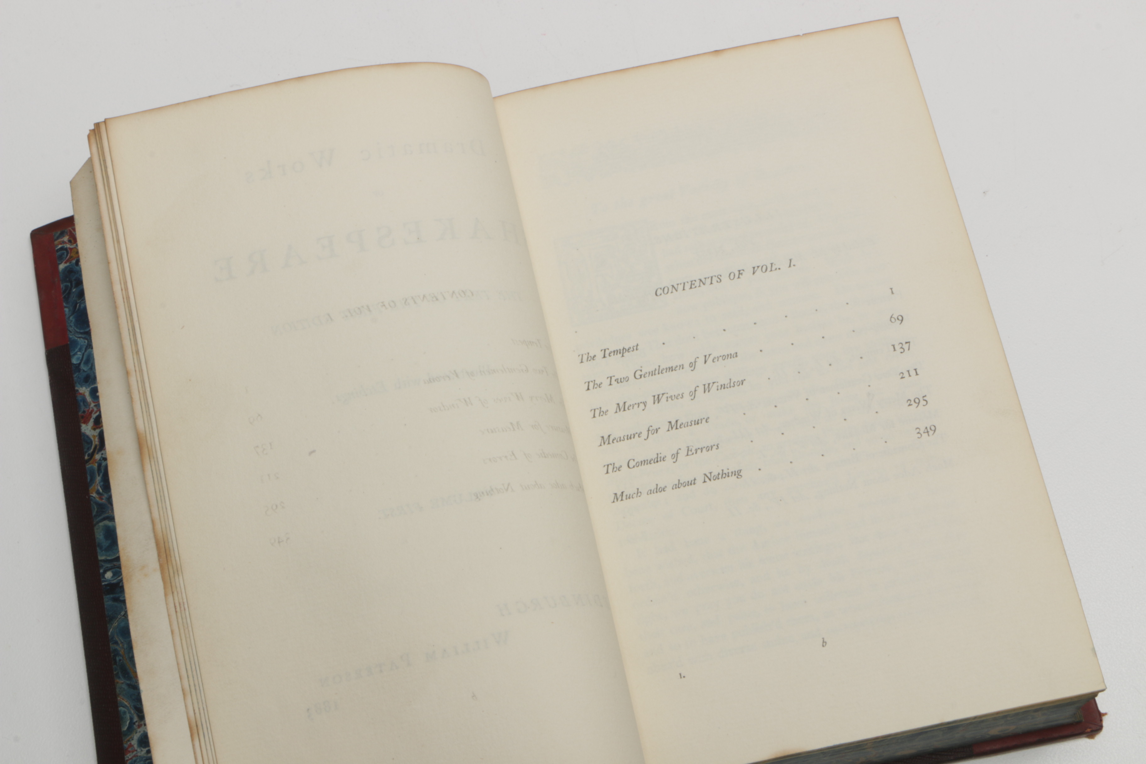 1883 Eight-Volume "Dramatic Works of Shakespeare"