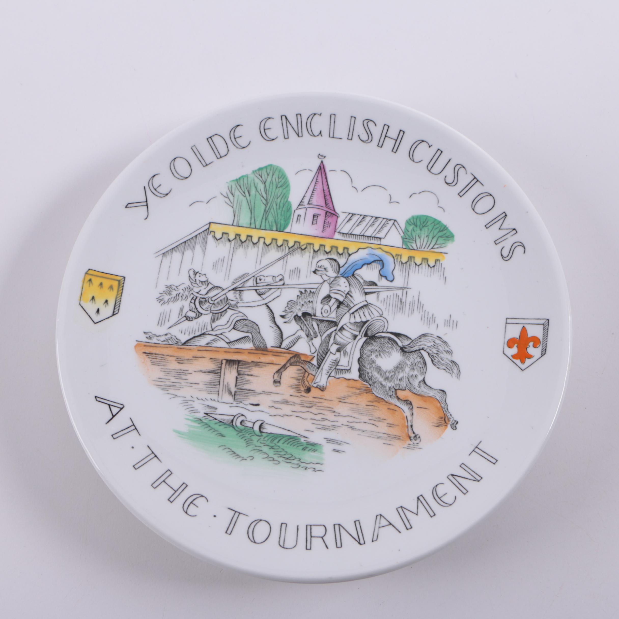 Burgess & Leigh "Ye Olde English Customs" Plates
