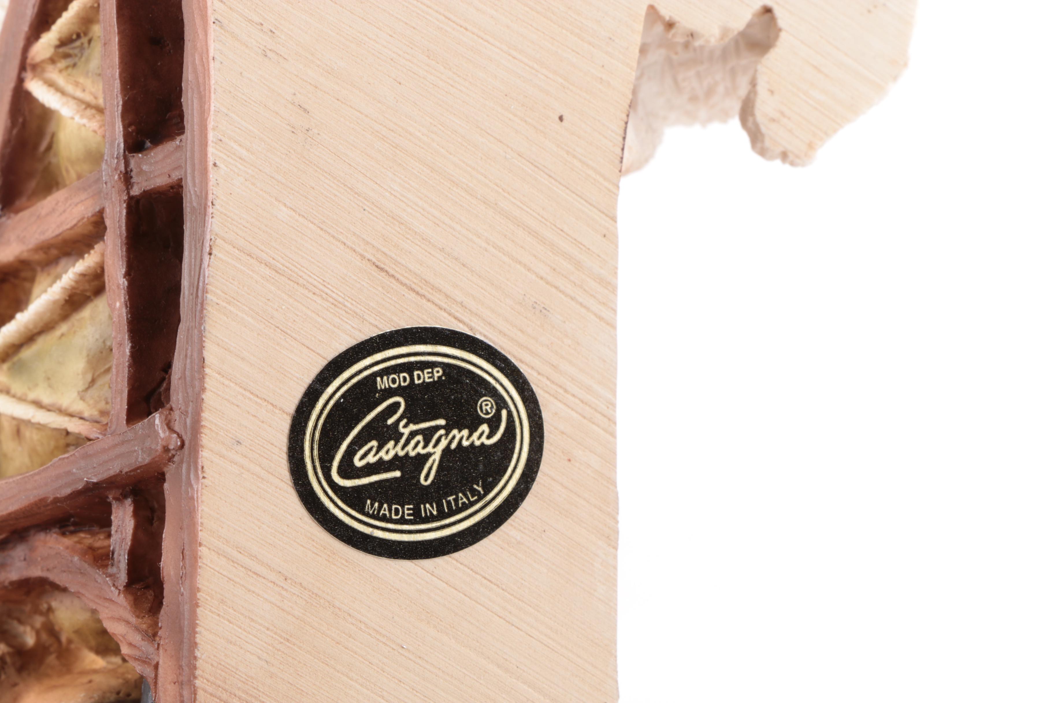 Castagna Young Inuit Musher with Sled Dogs Figurine