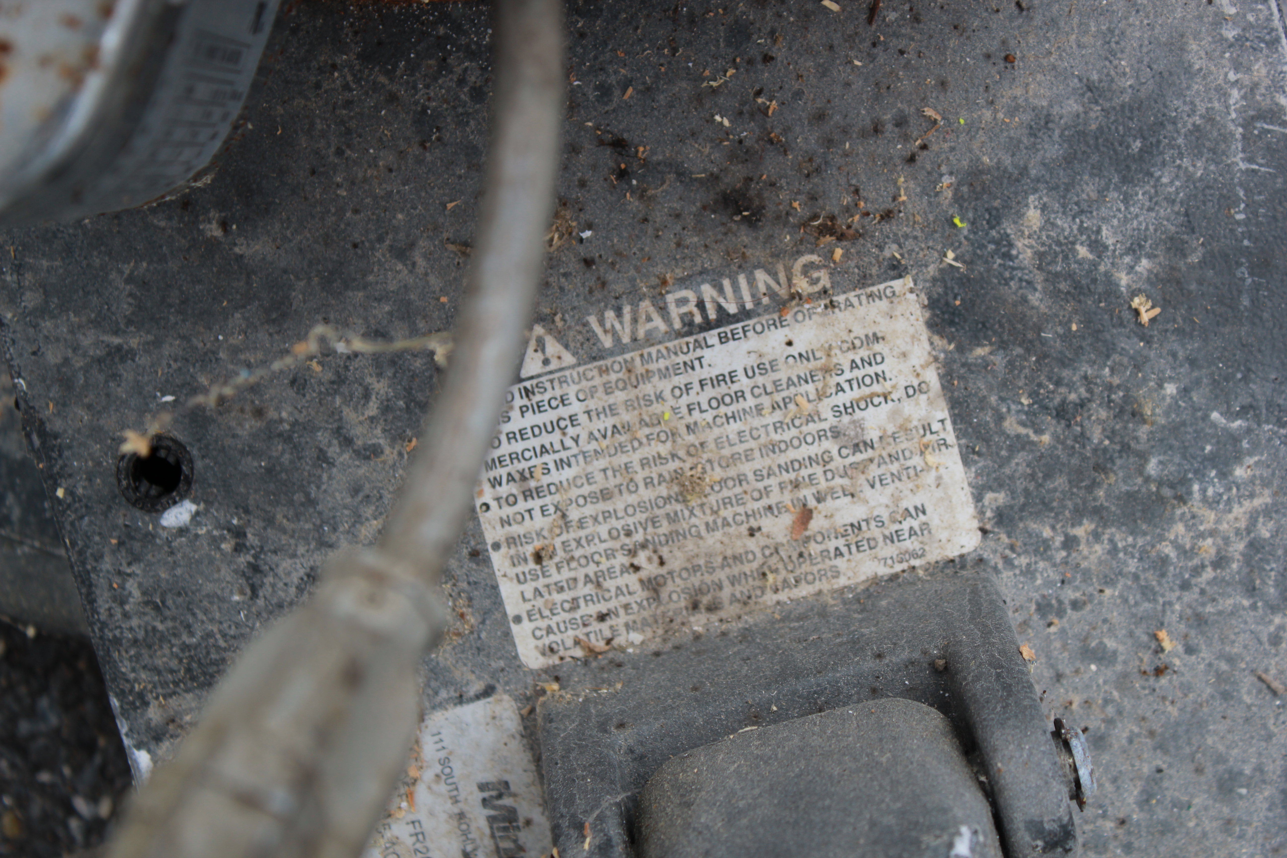 Minuteman 20 Inch 1.5 HP Front Runner Floor Buffer Model FR20115