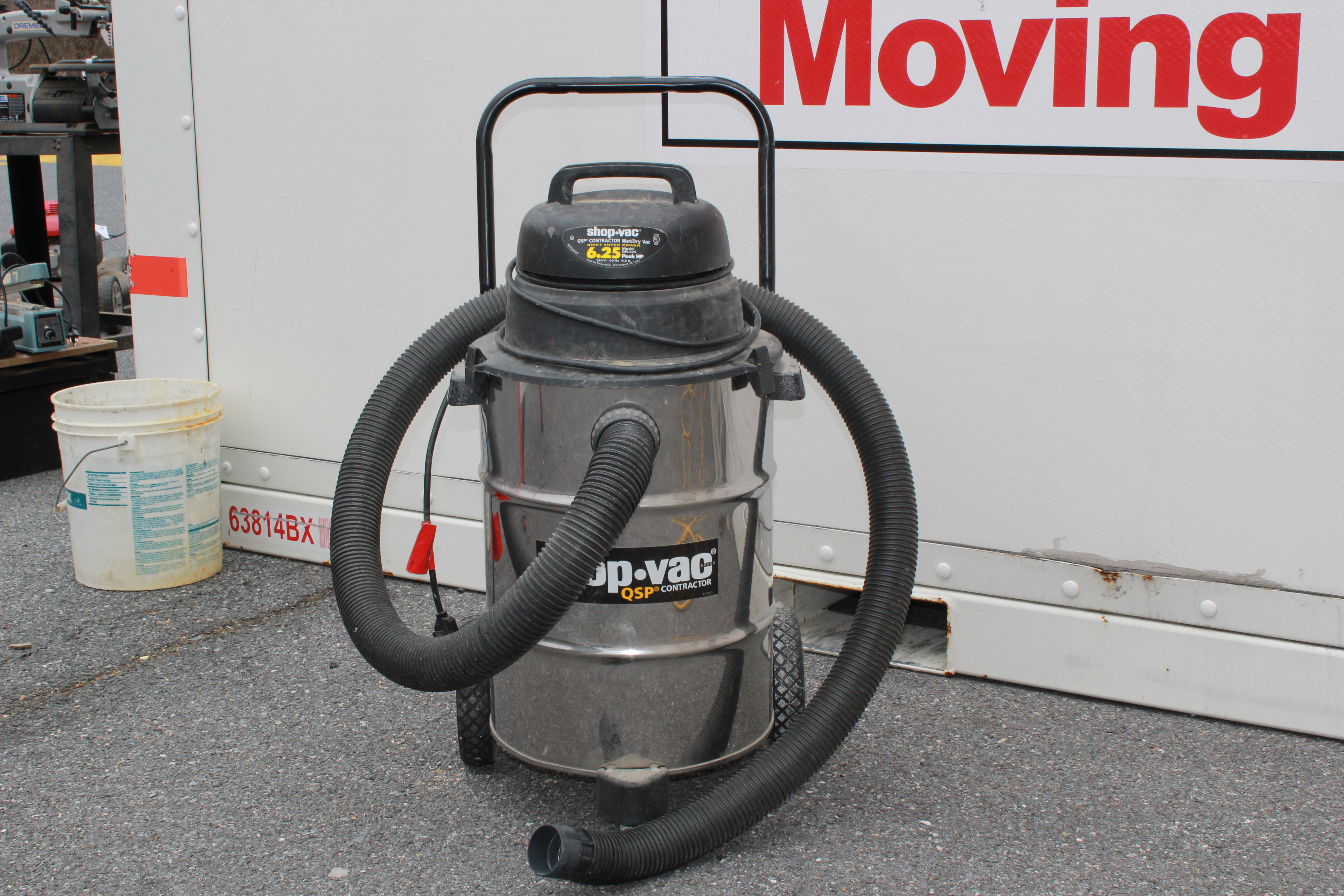 ShopVac 6.5HP 10 Gallon Stainless Steel Wet/Dry Vacuum Model QPL625 EBTH