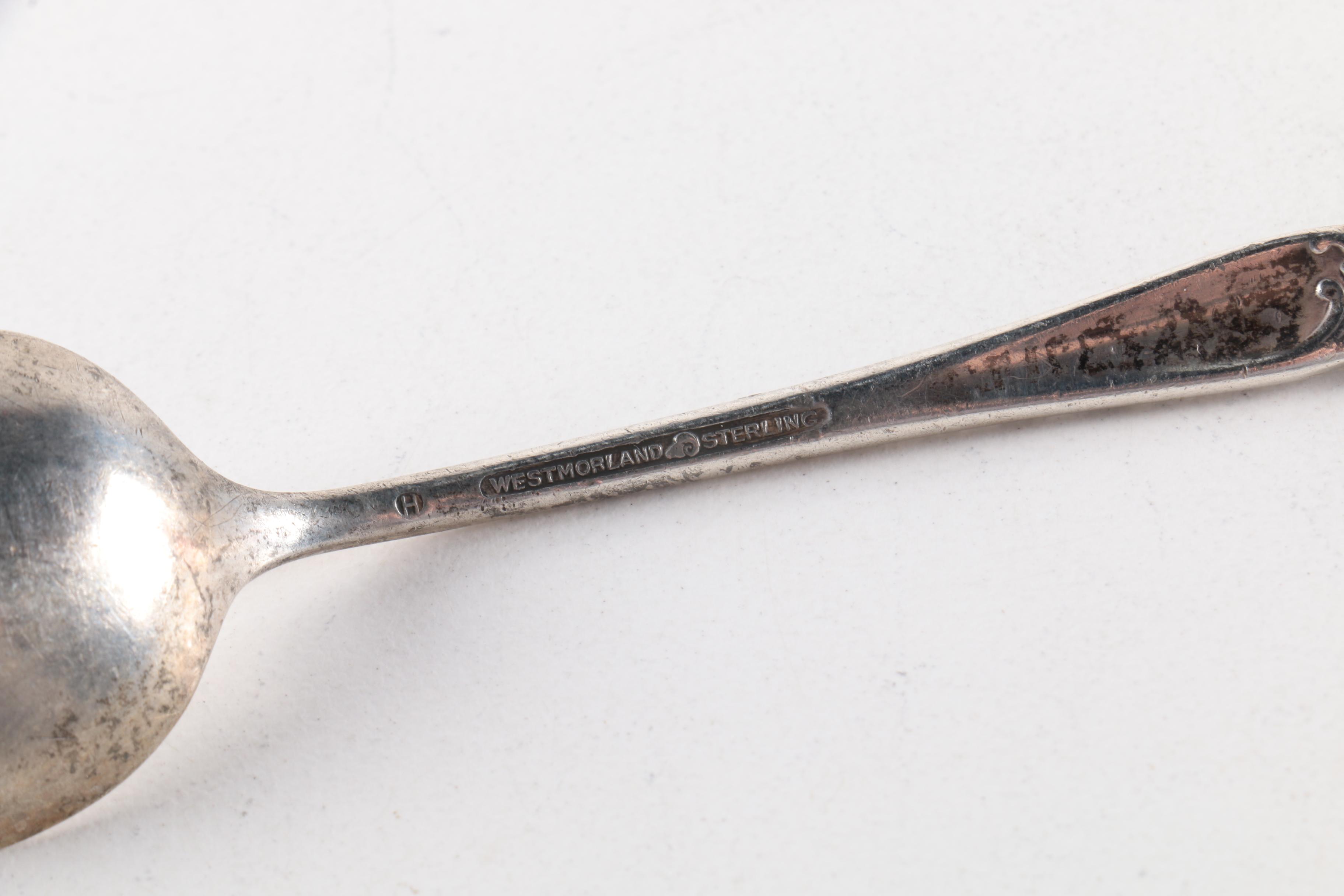 Tiffany & Co "Windham" Sterling Knife and Assorted Coin and Sterling Flatware