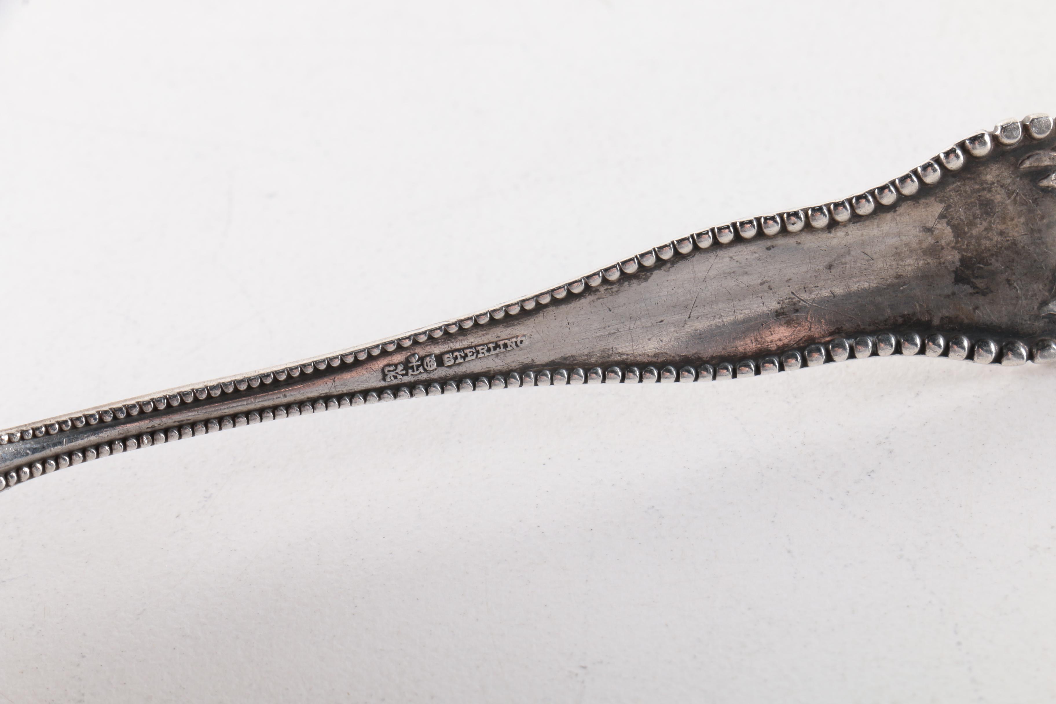 Tiffany & Co "Windham" Sterling Knife and Assorted Coin and Sterling Flatware