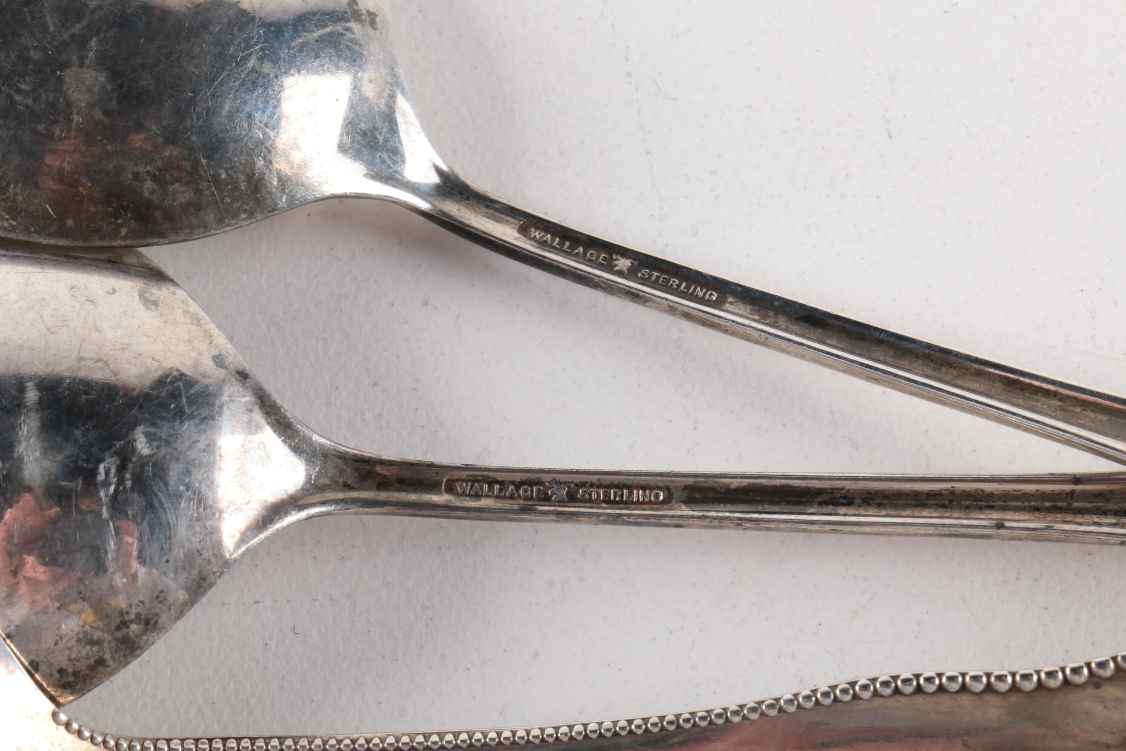 Tiffany & Co "Windham" Sterling Knife and Assorted Coin and Sterling Flatware