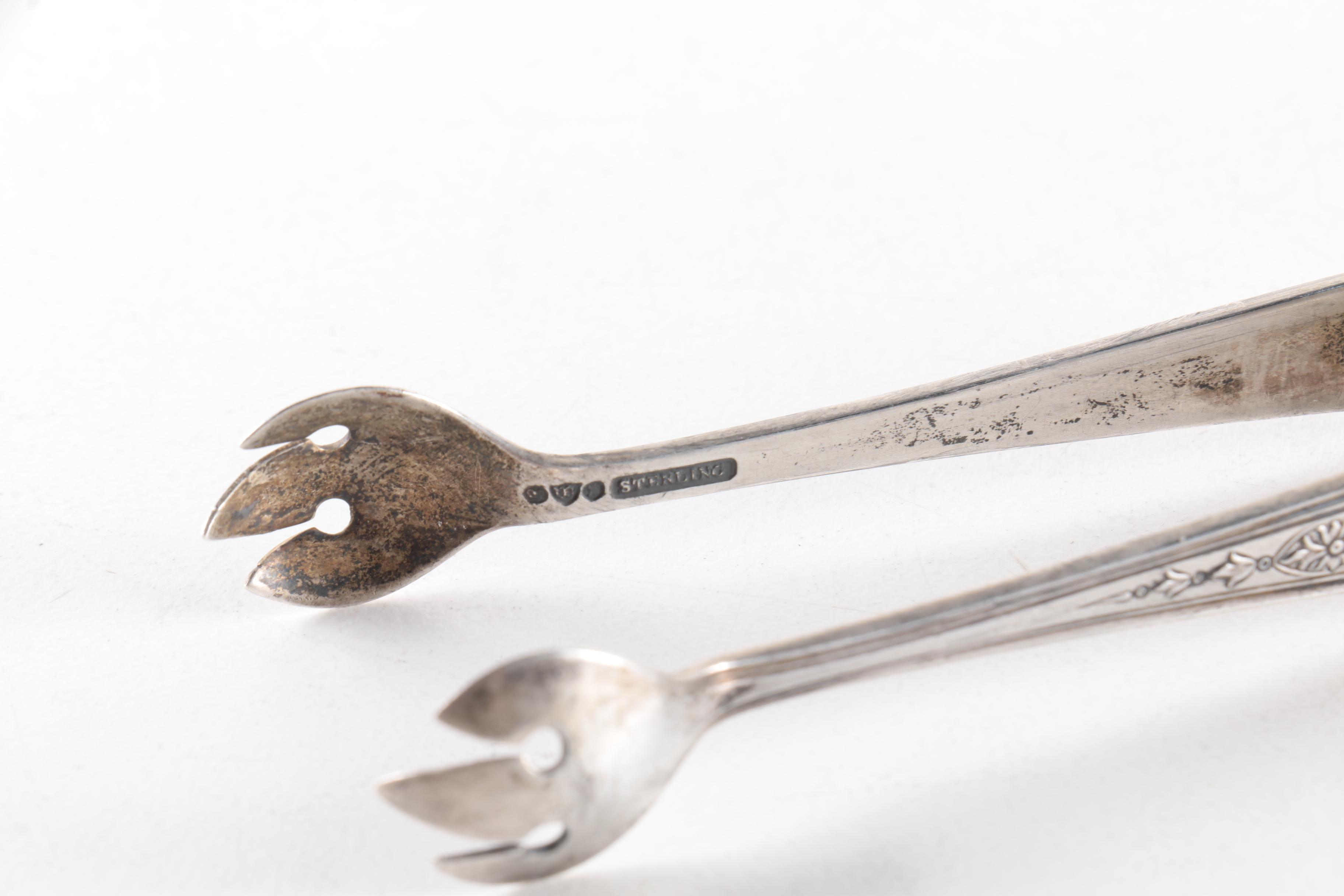 Tiffany & Co "Windham" Sterling Knife and Assorted Coin and Sterling Flatware