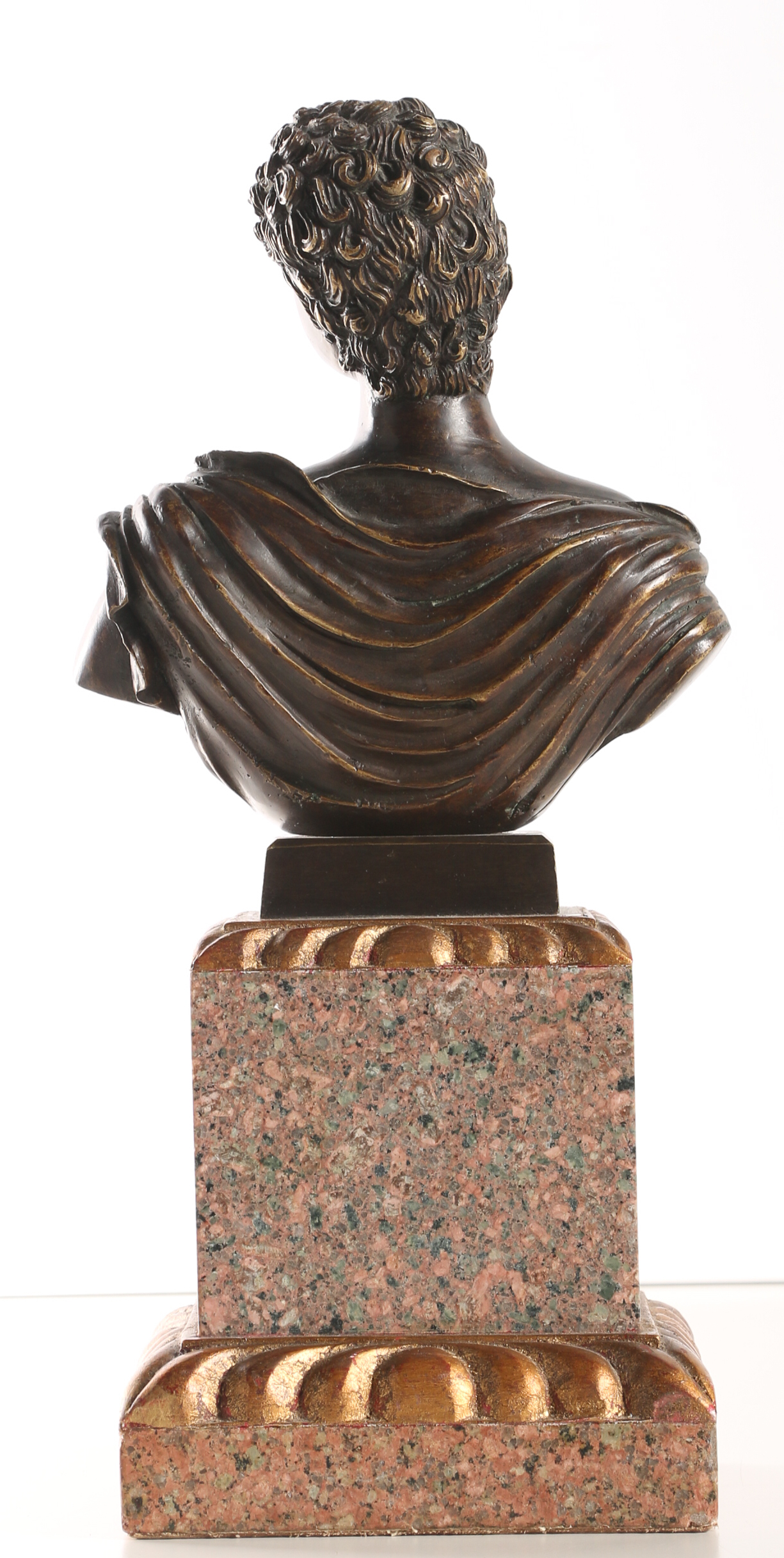 Classical Style Bronze Bust on Granite Base