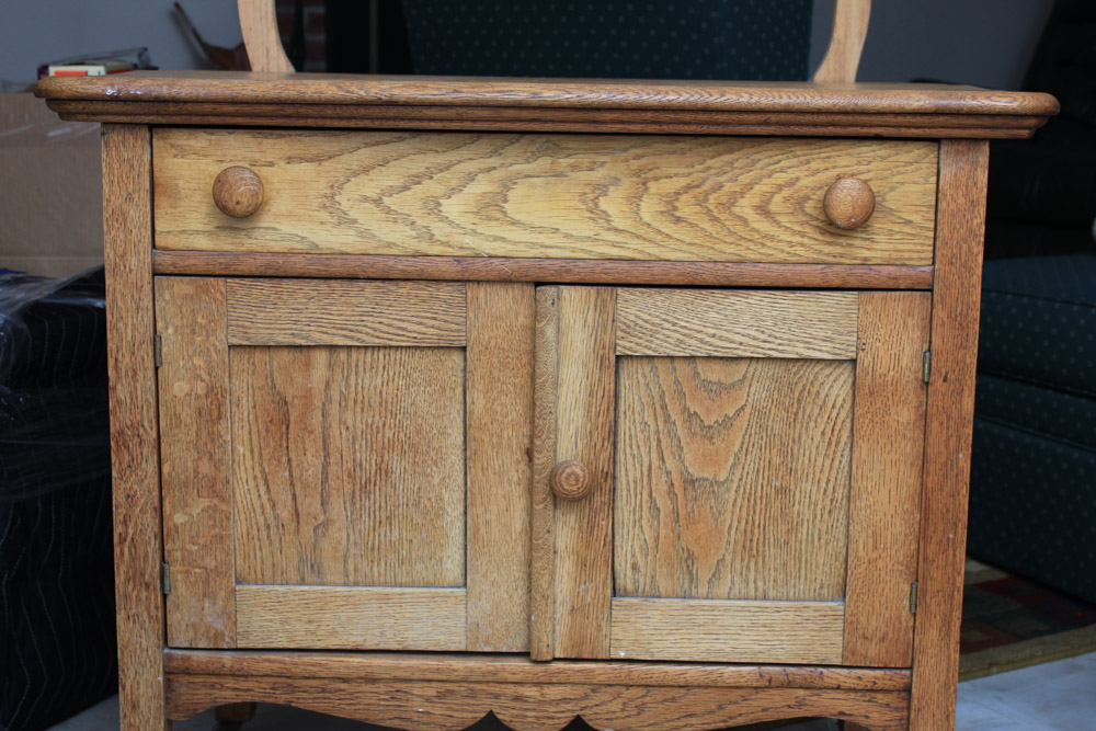 Antique Oak Washstand by Forsyth Chair Co.