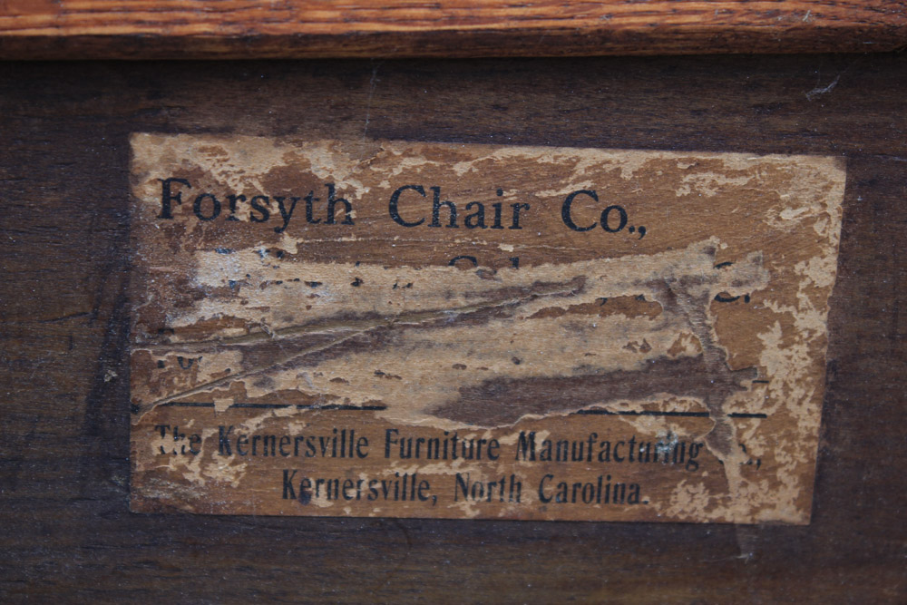 Antique Oak Washstand by Forsyth Chair Co.