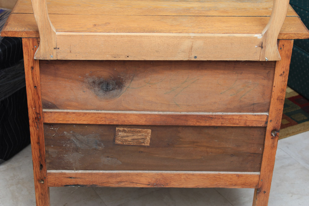 Antique Oak Washstand by Forsyth Chair Co.