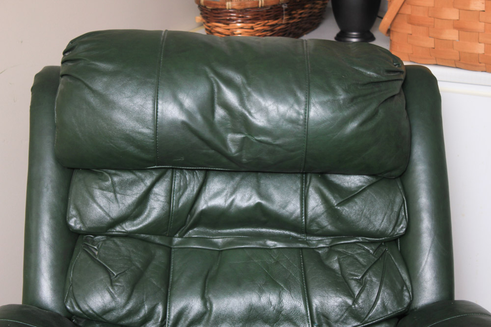 Green Leather Recliner