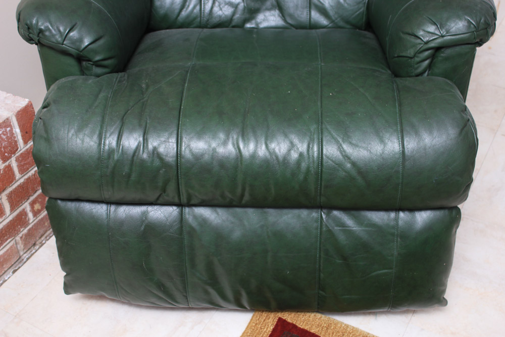 Green Leather Recliner
