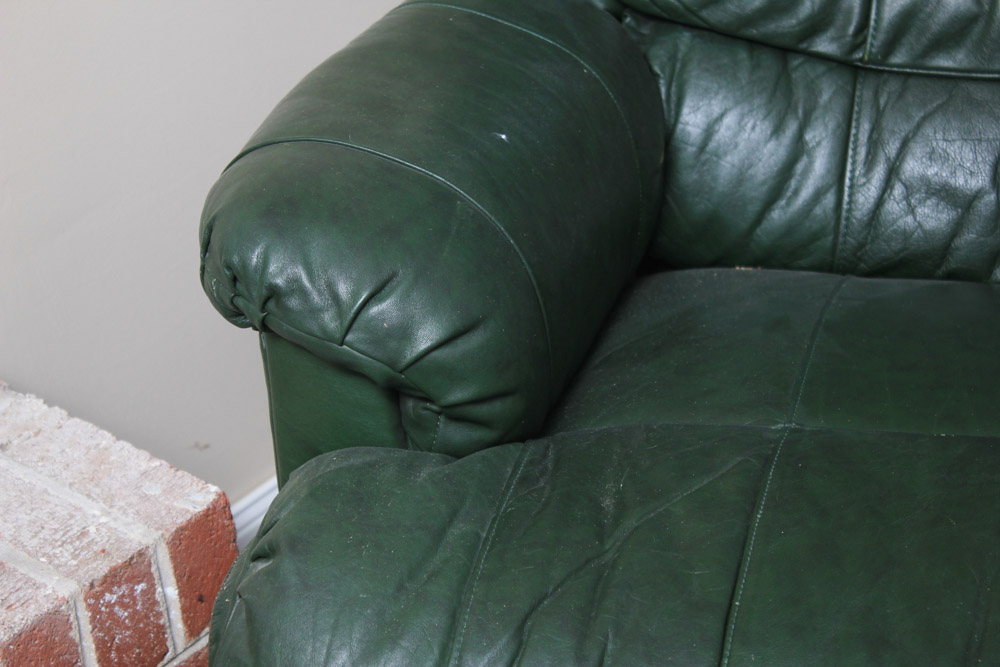 Green Leather Recliner