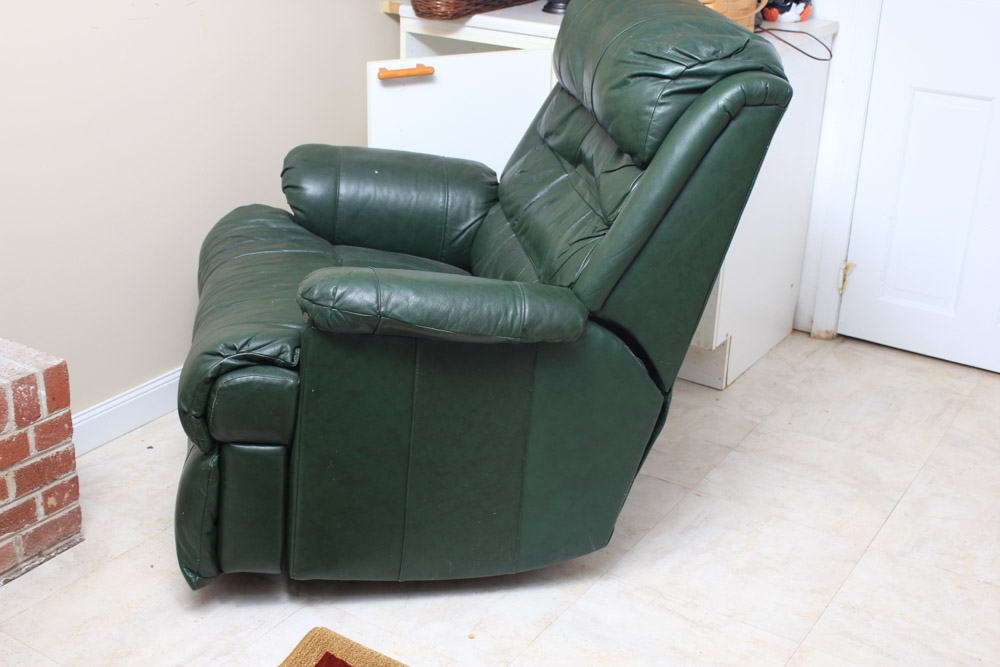 Green Leather Recliner