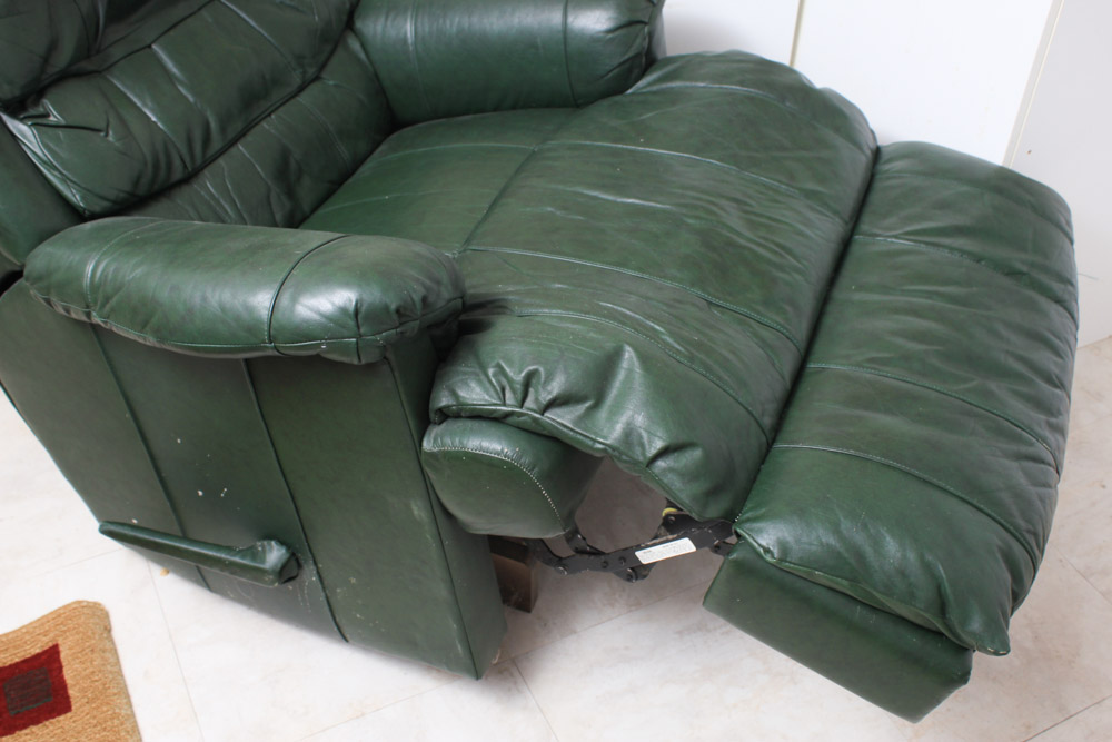 Green Leather Recliner