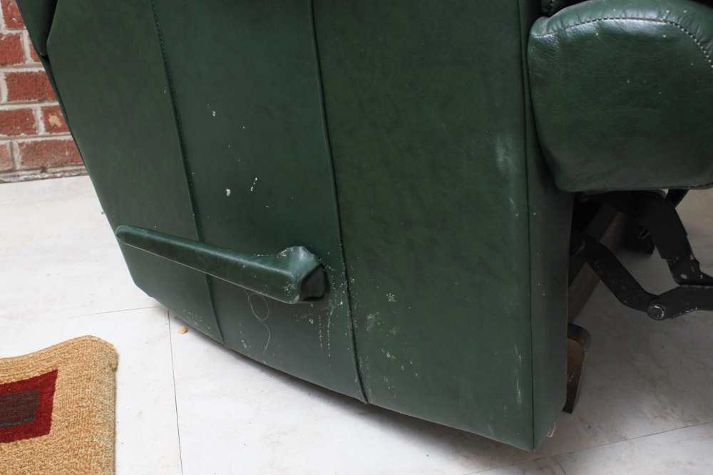 Green Leather Recliner