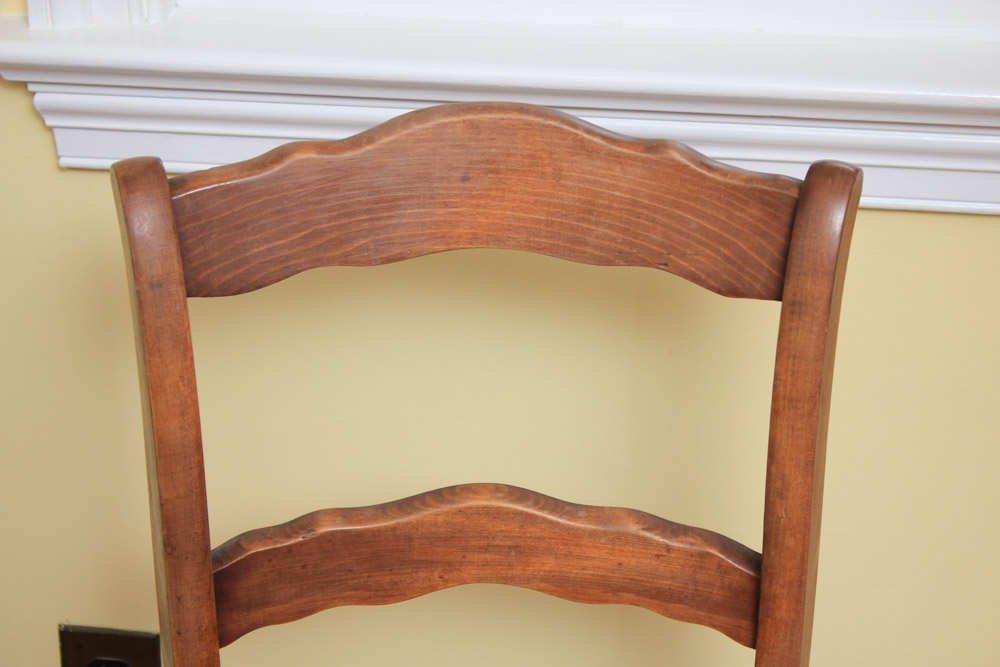 Set of Three Antique Cane Seat Side Chairs