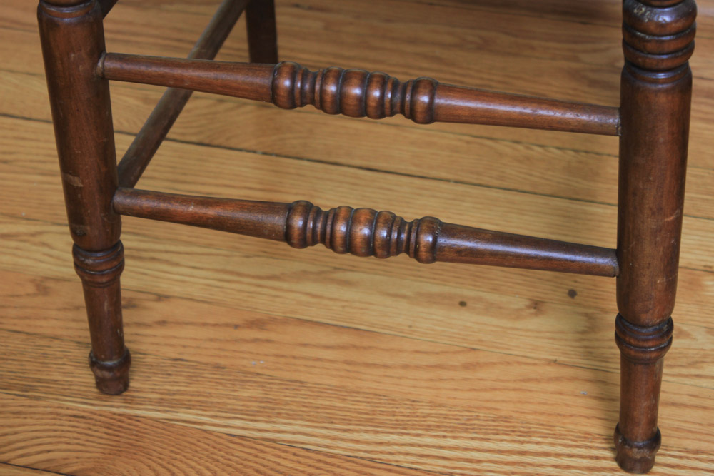 Set of Three Antique Cane Seat Side Chairs