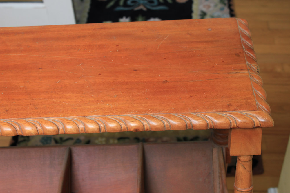 Vintage Wooden Book Rack