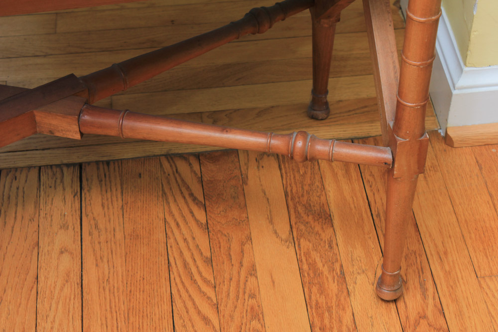 Vintage Wooden Book Rack