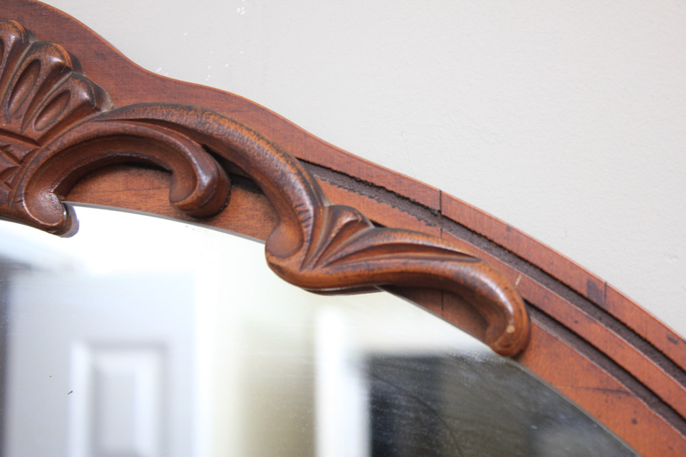 Vintage Art Deco Dresser with Mirror