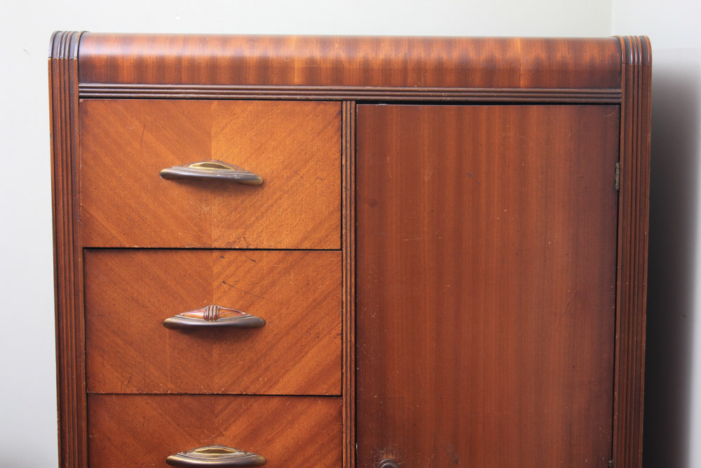 Vintage Art Deco Wardrobe