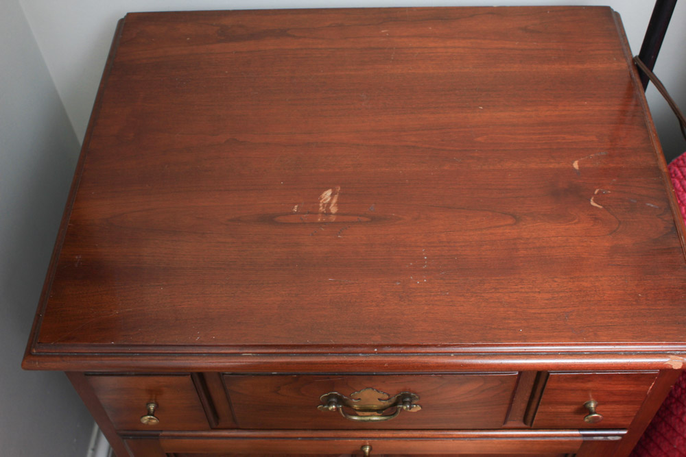 Vintage The Henkel-Harris Co. Cherry Nightstand