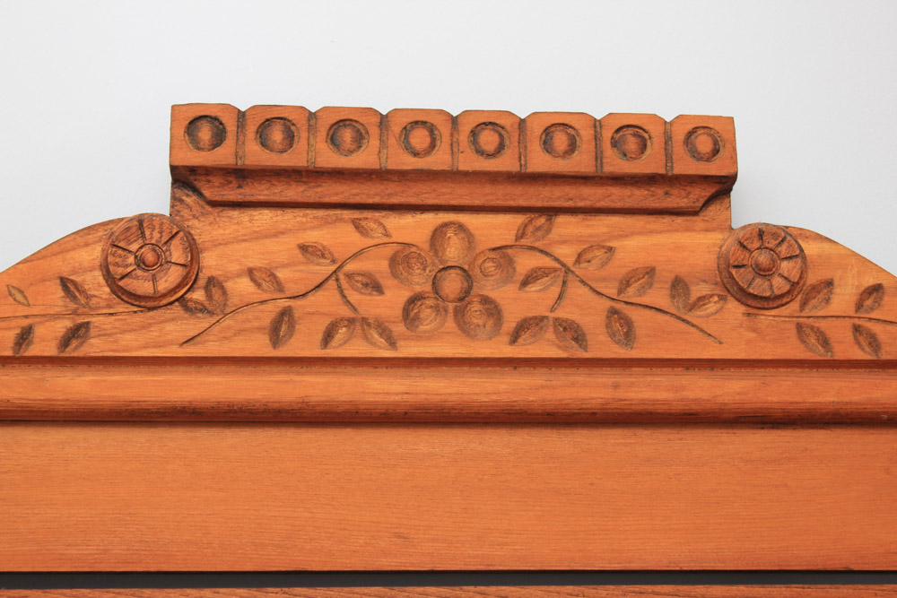 Vintage Chest of Drawers with Attached Mirror