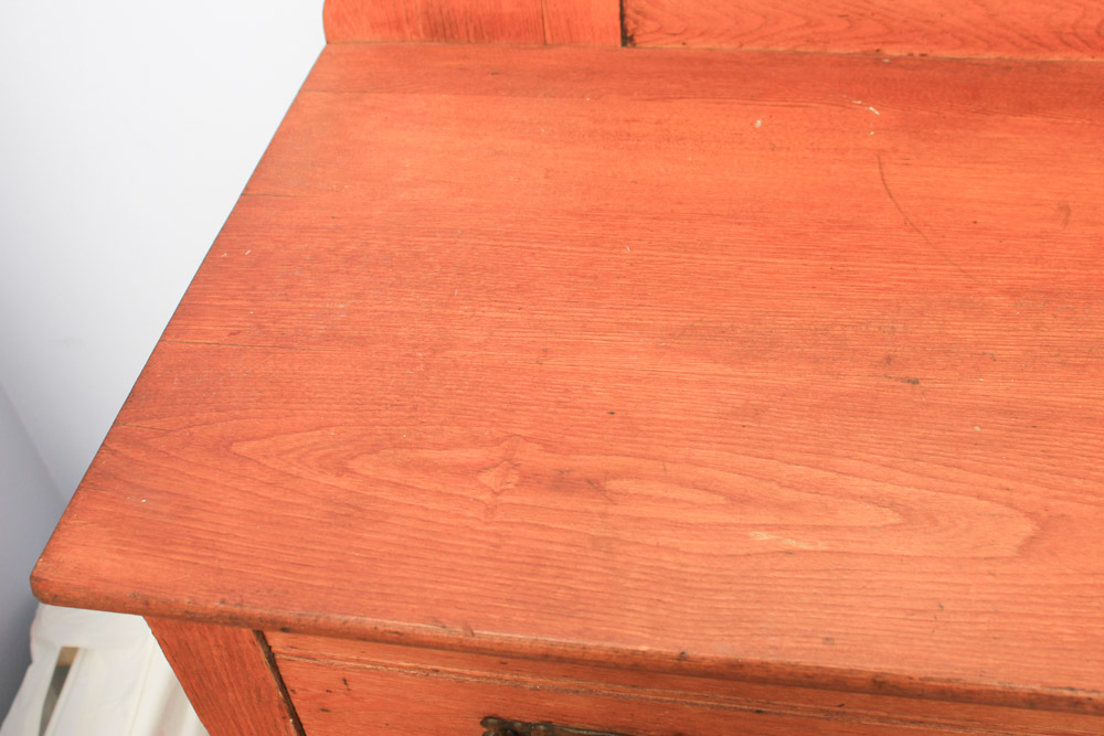 Vintage Chest of Drawers with Attached Mirror