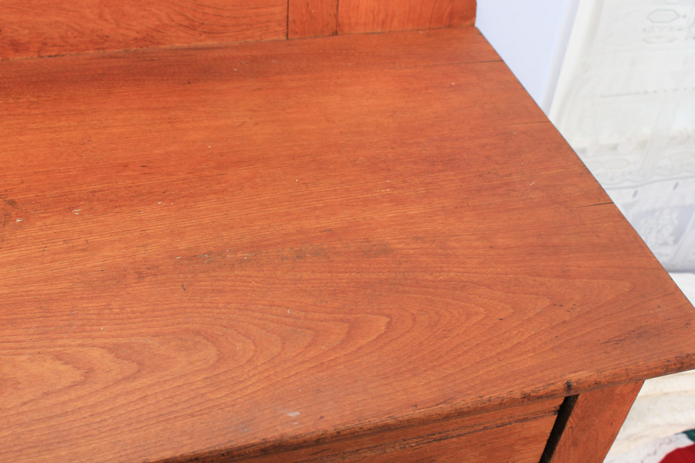 Vintage Chest of Drawers with Attached Mirror