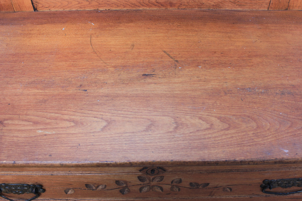 Vintage Chest of Drawers with Attached Mirror