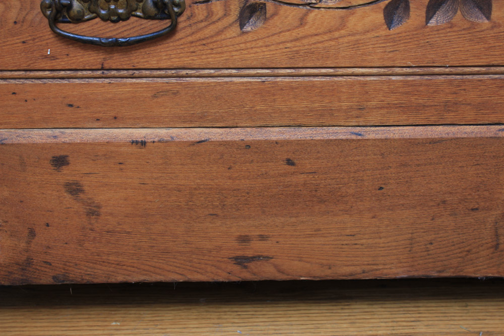 Vintage Chest of Drawers with Attached Mirror